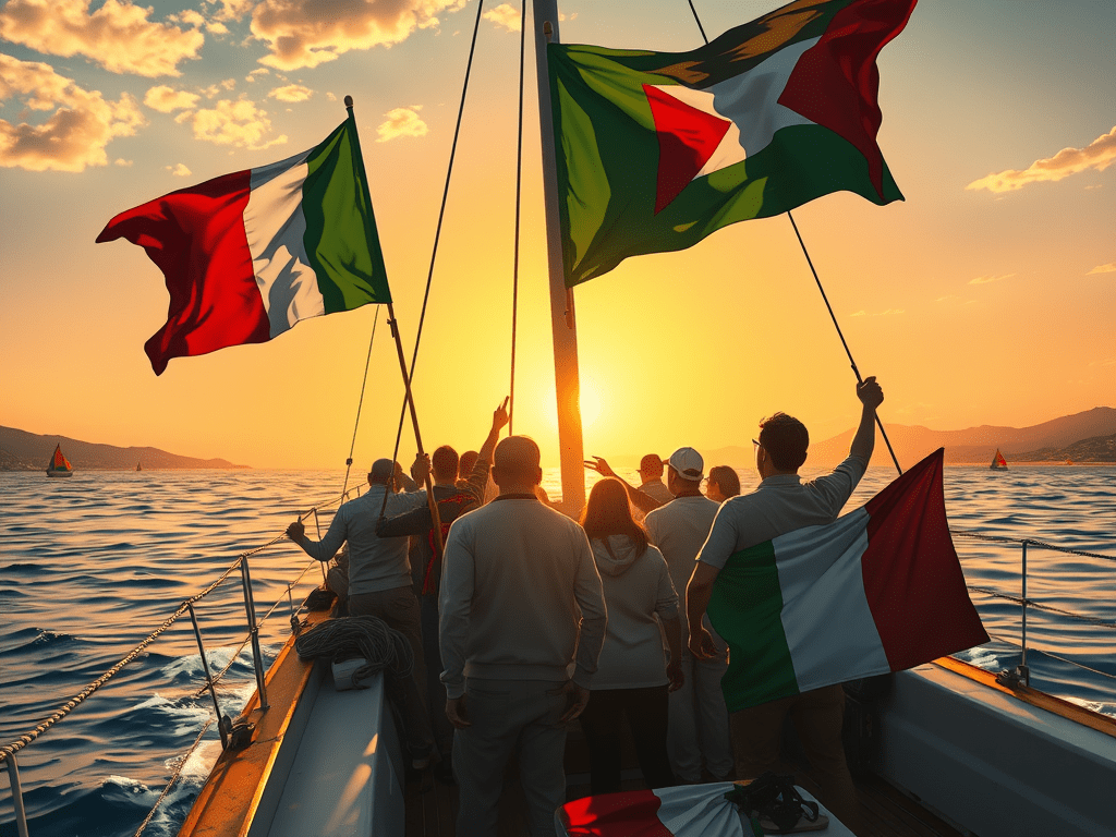 Qui Italia: grazie&nbsp;Flotilla